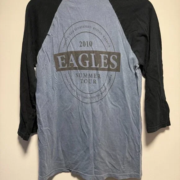 The Eagles Band Baseball Tee Small Blue Black - Picture 4 of 4